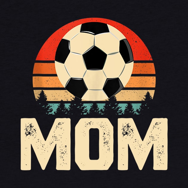 Retro Soccer Mother's Day Gift for Soccer Player Mom by FêriStore'